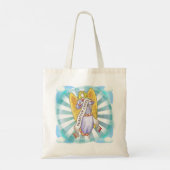 Christelijke Guardian Angel aangepaste Canvas tas (Achterkant)