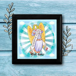 Christelijke Guardian Angel Cadeaudoosje<br><div class="desc">Christelijke Guardian Angel geschenkdoos van ArtMuvz Illustration. Bijpassende Christelijke t-shirts, engelenkleding en gebedsgeschenken. Christelijk pastor t-shirt, inspiratie geschenken en kerkkleding. Om te personaliseren voeg jouw naam toe of voeg tekst toe. Pas deze engel geschenkdoos aan om het uniek van u te maken of om als een gepersonaliseerd geschenk te geven...</div>
