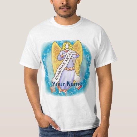 Christelijke Guardian Angel t-shirt (Voorkant)