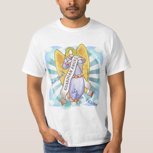 Christelijke Guardian Angel T-shirt (Voorkant)
