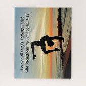 CHRISTELIJKE GYMNASTIEK MEISJE PUZZEL LEGPUZZEL (Verticaal)