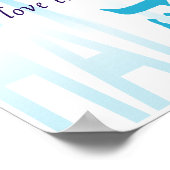 Christelijke Hallelujah Print met Biblical Hebrew (Hoek)