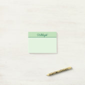 Christelijke Hallelujah Sticky Notitieblok Groen Post-it® Notes (Op bureau)