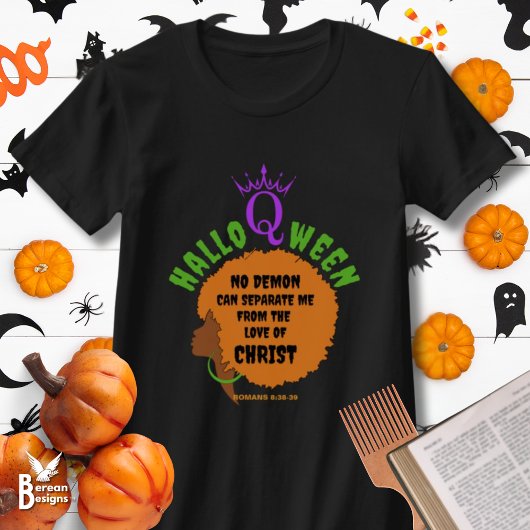 Christelijke HALLOQWEEN Afro Halloween T-shirt