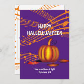 Christelijke Halloween Feestdagenkaart (Voorkant / Achterkant)