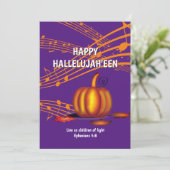 Christelijke Halloween Feestdagenkaart (Staand voorkant)
