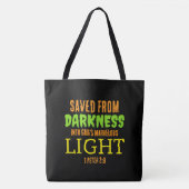 Christelijke Halloween gered van de duisternis Tote Bag (Voorkant)