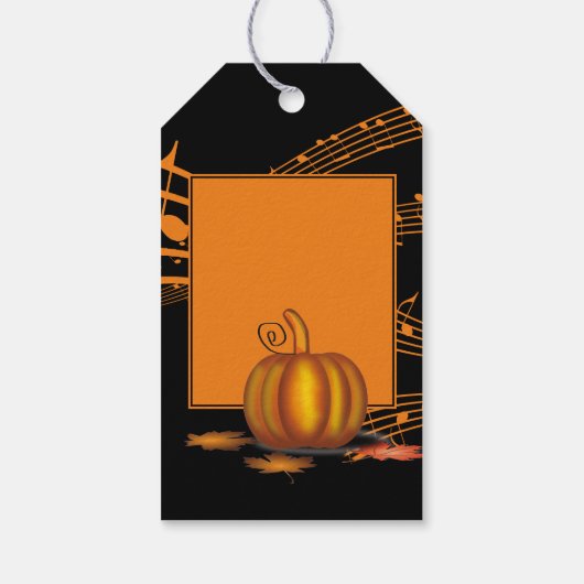 Christelijke Halloween HALLELUJAHEEN | Pompoen Cadeaulabel (Achterkant)