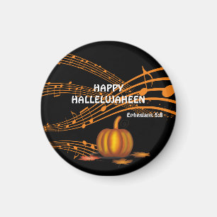 Christelijke Halloween HALLELUJAHEEN Pompoen Magneet