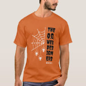 Christelijke Halloween Spider ORIGINAL WEB DESIGNE T-shirt (Voorkant)