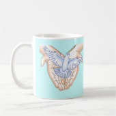 Christelijke Handen Duif Koffiemok (Links)