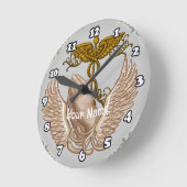 Christelijke Handen Verpleegkundige klok (Hoek)