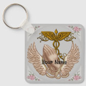 Christelijke Handen Verpleegkundige sleutelhanger (Voorkant)