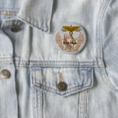 Christelijke Handen Verpleegster Ronde Button 5,7 Cm (In situ)