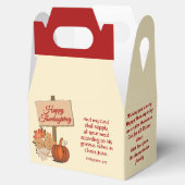 Christelijke HAPPY THANKSGIVING Bedankdoosjes (Geopend)