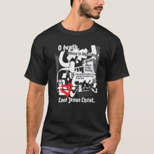 Christelijke Hardcore Punk schedel Vintage Jezus r T-shirt