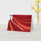 Christelijke Healing Card Kaart (Gele Bloem)