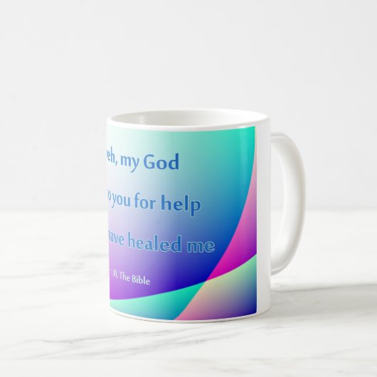 Christelijke Healing Gift Mok (Voorkant rechts)