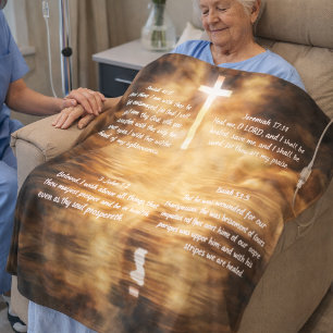 Christelijke Healing Prayer Shawl Lap Blanket Sherpa Deken