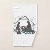 Christelijke Heilige Baby Jezus kerstfeest Bad Handdoek (Handdoek)