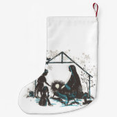 Christelijke Heilige Baby Jezus kerstfeest Kleine Kerstsok (Achterkant)