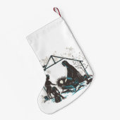 Christelijke Heilige Baby Jezus kerstfeest Kleine Kerstsok (Achterkant (Hangend))