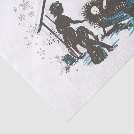 Christelijke Heilige Baby Jezus kerstfeest Tissuepapier (Detail)