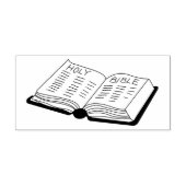 Christelijke Heilige Bijbel Houten Rubber Art Stam Rubberstempel (Afrduk)