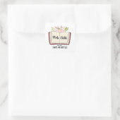 Christelijke Heilige Bijbel Vierkante Sticker (Tas)