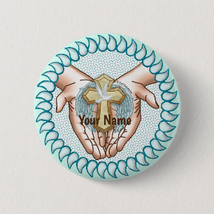 Christelijke Heilige Geest Ronde Button 5,7 Cm