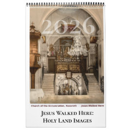 Christelijke Heilige Land Reizen Fotografie Kalender