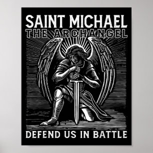 Christelijke Heilige Michael Katholieke Heilige Ve Poster