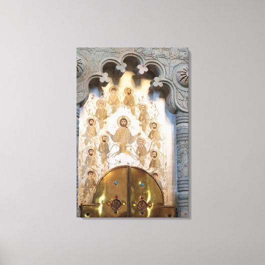 Christelijke heiligenkunst canvas afdruk (Voorkant)