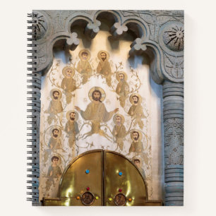 Christelijke heiligenkunst notitieboek