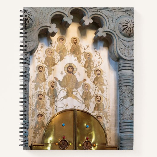 Christelijke heiligenkunst notitieboek (Voorkant)