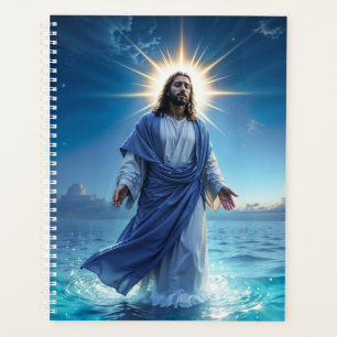 Christelijke heldere kunst Jesus Christ Faith Hope Planner