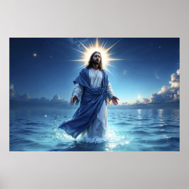 Christelijke heldere kunst Jesus Christ Faith Hope Poster