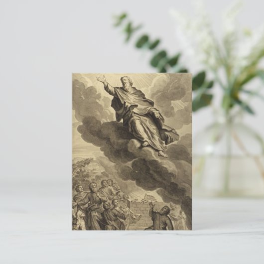 Christelijke Henoch wandelt met God Briefkaart (Staand voorkant)