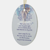 Christelijke Herdenkingsdienst Herdenking Wolf Keramisch Ornament (Links)