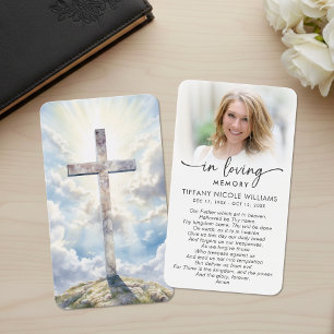 Christelijke Herdenkingsgebedskaarten Visitekaartje