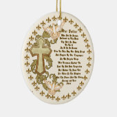 Christelijke Heren Gebed aangepaste ornament (Rechts)