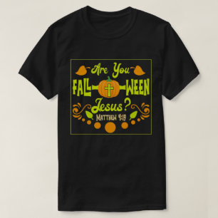 Christelijke Herfst Halloween Art Mannen Vrouwen F T-shirt
