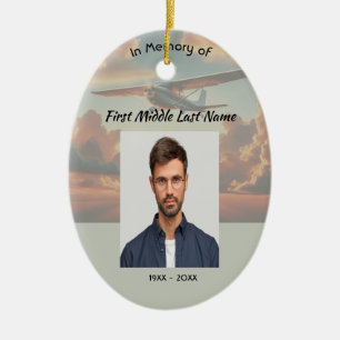 Christelijke Herinnering Geschenken Piloot Vliegtu Keramisch Ornament