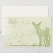 Christelijke hertenbroek voor het waterstationery briefpapier (Voorkant / Achterkant)