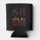 Christelijke Homeschool Latijn Leraar Blikjeskoeler (Achterkant)