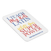 Christelijke Homeschool Latijn Leraar Magneet (Rechterzijde)