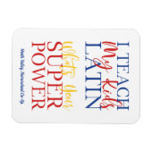 Christelijke Homeschool Latijn Leraar Magneet (Horizontaal)