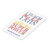 Christelijke Homeschool Latijn Leraar Magneet (Linkerzijde)