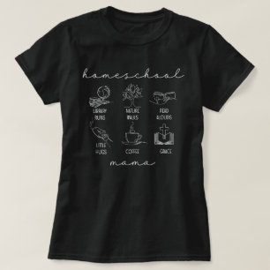 Christelijke Homeschool Mama Shirt, Homeschool Mom T-shirt