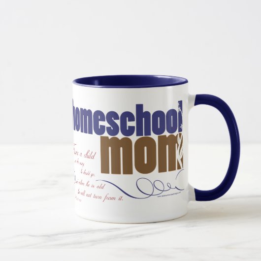 Christelijke homeschool-mok - Homeschool Mam Mok (Rechts)